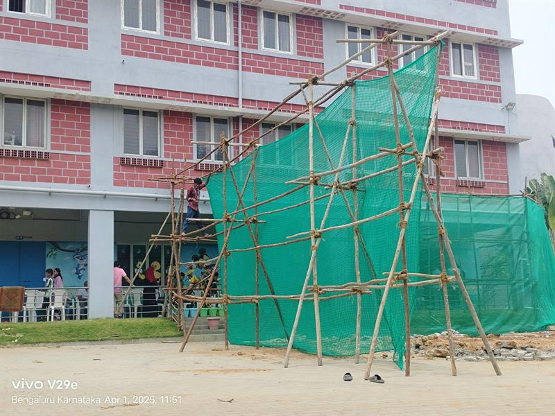Building Safety Nets installation by Rio Enterprises